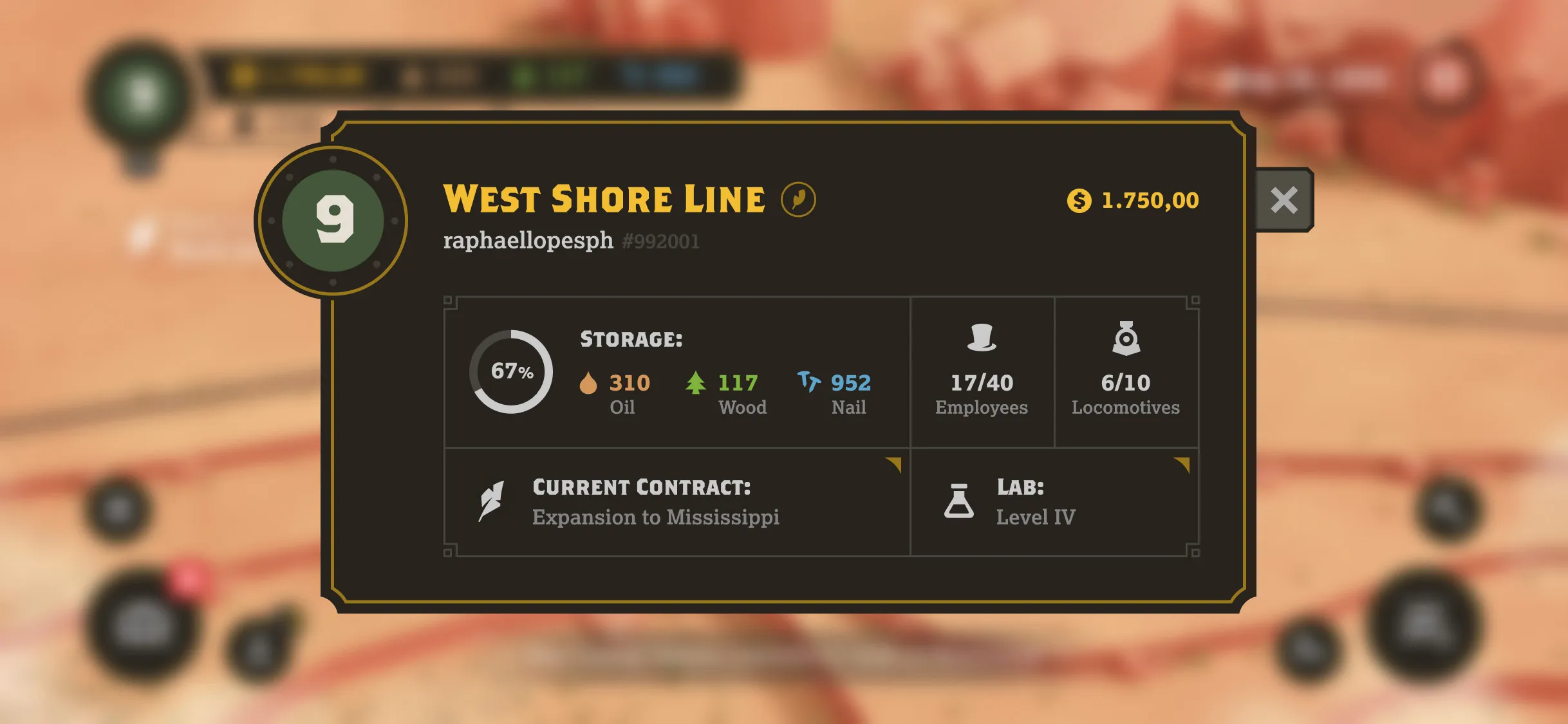 The Railroad to the West