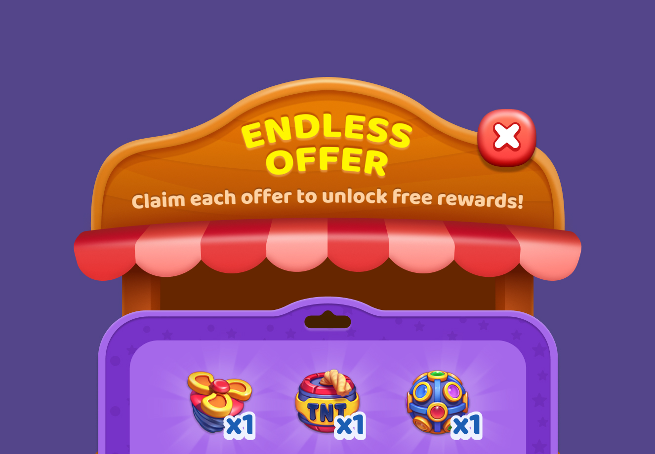 UX/UI, Game Art for Puzzle Park – Widlife Studios